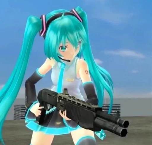 🍡 Стикер «hatsune miku random» для Telegram