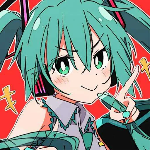 🙂 Стикер «hatsune miku random» для Telegram