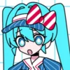 🙁 Эмодзи «Hatsune Miku and Kasane Teto» для Telegram