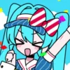 😆 Эмодзи «Hatsune Miku and Kasane Teto» для Telegram