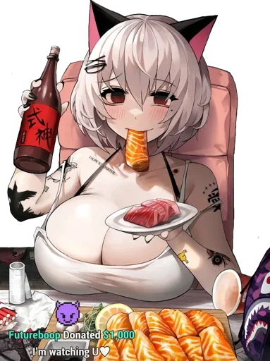 😍 Стикер «Havoc-chan» для Telegram