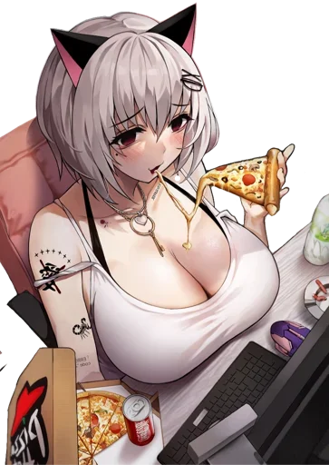 😍 Стикер «Havoc-chan» для Telegram