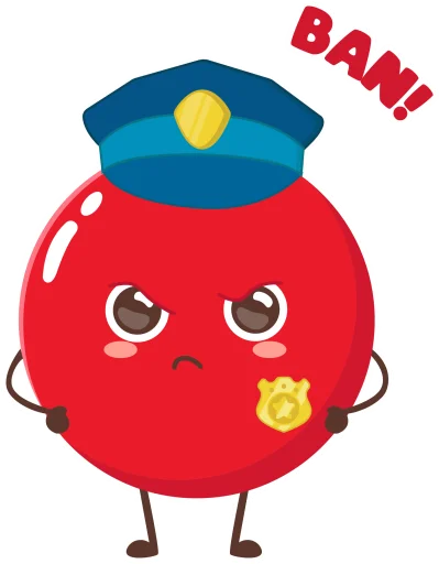 👮‍♂️ Стикер «HawSwap» для Telegram