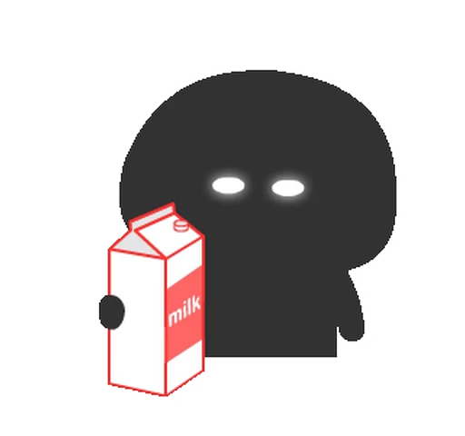 🥛 Стикер «HeyQ» для Telegram