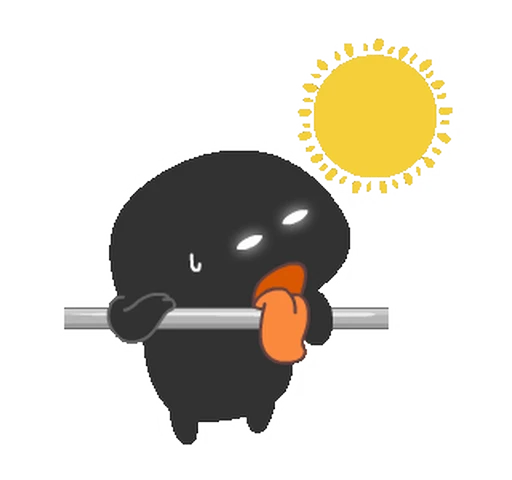 ☀️ Стикер «HeyQ» для Telegram