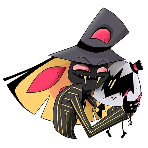 🤓 Стикер «Адские художники Hazbin Hotel» для Telegram