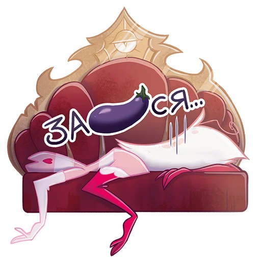 🫠 Стикер «Адские художники Hazbin Hotel» для Telegram