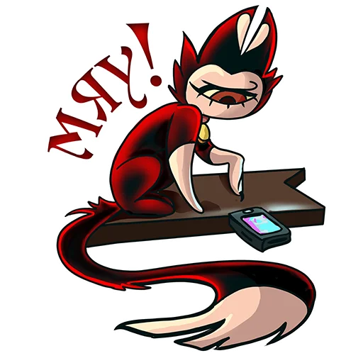 🐈 Стикер «Адские художники Hazbin Hotel» для Telegram
