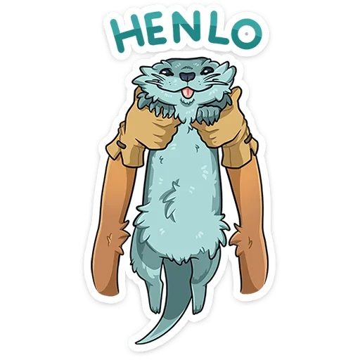 🤗 Стикер «Хэйзел Нат» для Telegram