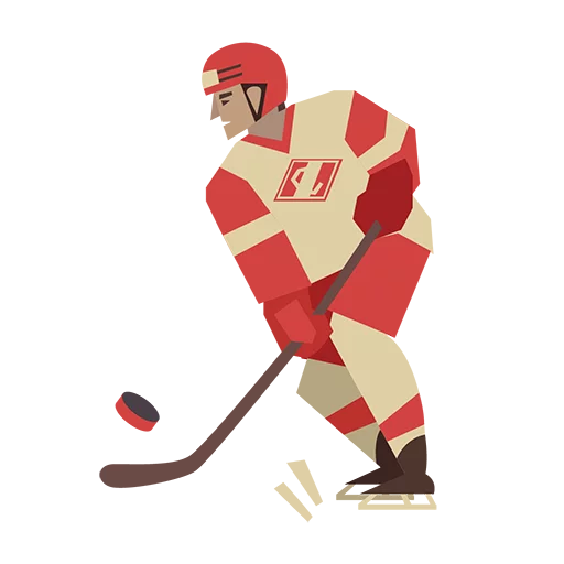 🏒 Стикер «ХК «Спартак» для Telegram