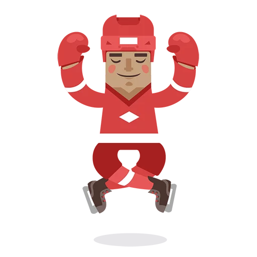 🥊 Стикер «ХК «Спартак» для Telegram