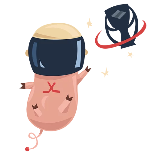 🛰 Стикер «ХК «Спартак» для Telegram