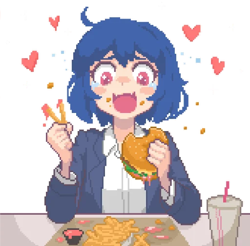 🍔 Стикер «hcnone art» для Telegram
