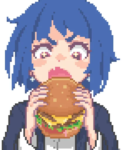 🍔 Стикер «hcnone art» для Telegram