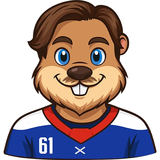 🦫 Стикер «HC SLAVUTICH» для Telegram
