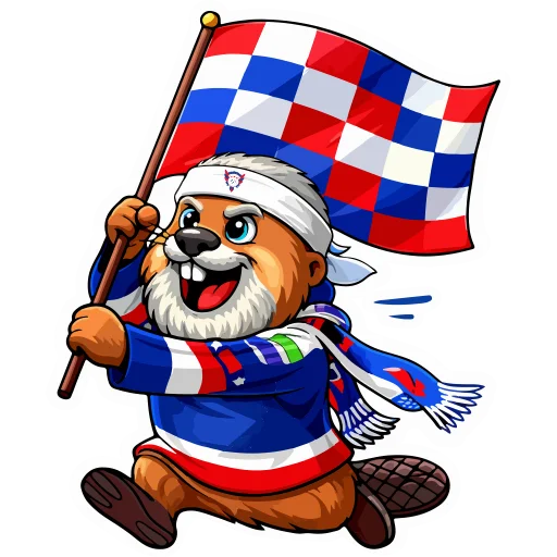 🦫 Стикер «HC SLAVUTICH» для Telegram