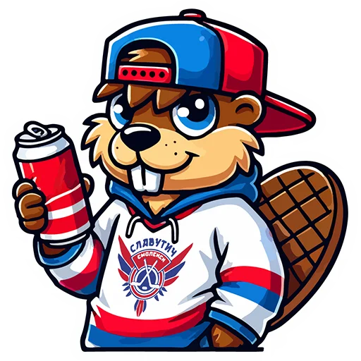 😎 Стикер «HC SLAVUTICH» для Telegram