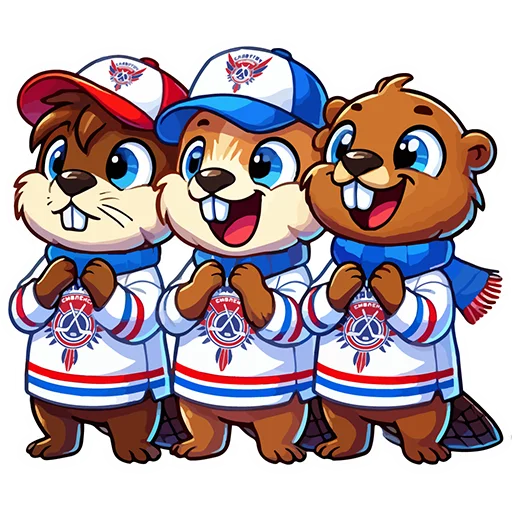 🏒 Стикер «HC SLAVUTICH» для Telegram