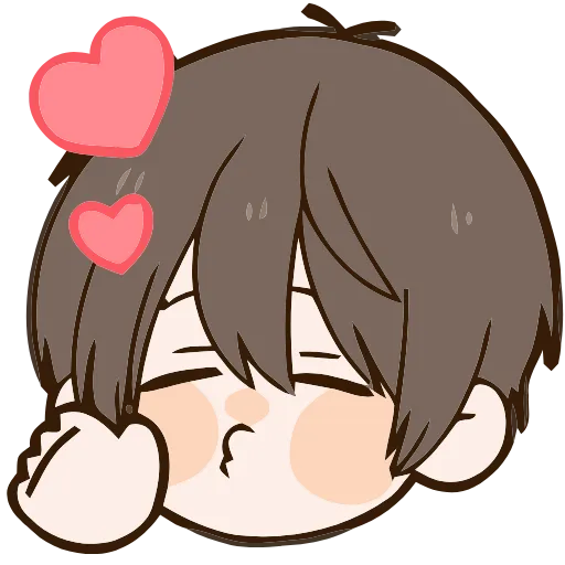 😘 Эмодзи «Cute boy» для Telegram