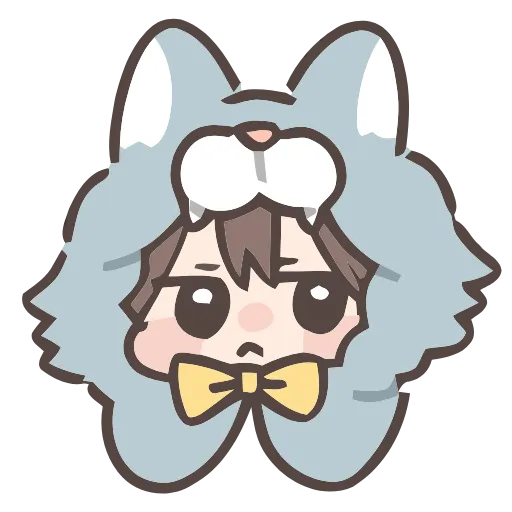 😟 Эмодзи «Cute boy» для Telegram