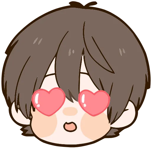 😍 Эмодзи «Cute boy» для Telegram