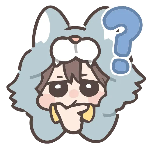 ❔ Эмодзи «Cute boy» для Telegram
