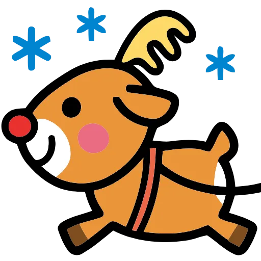 🦌 Эмодзи «Christmas in» для Telegram
