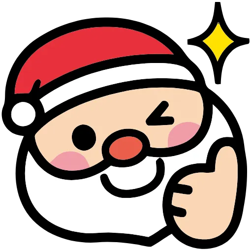 👍 Эмодзи «Christmas in» для Telegram