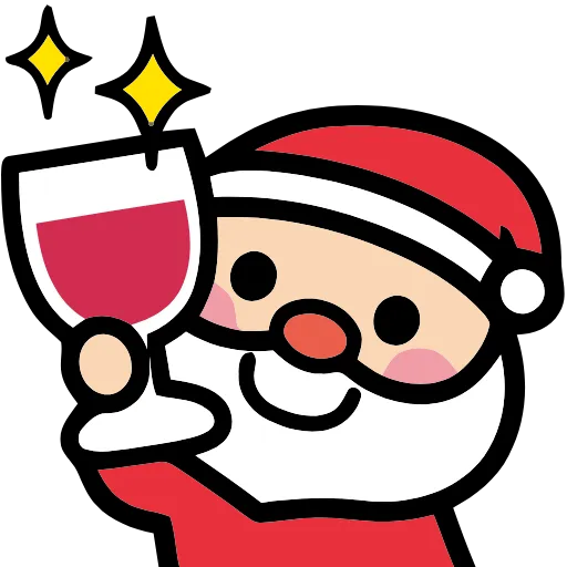 🥂 Эмодзи «Christmas in» для Telegram
