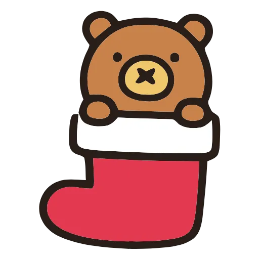🐻 Эмодзи «Christmas in» для Telegram