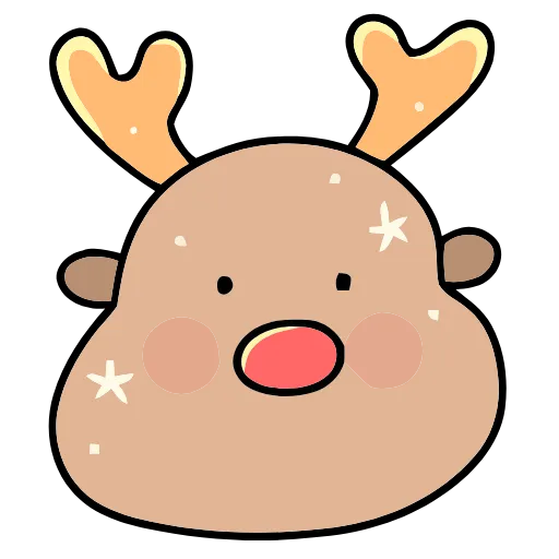 🦌 Эмодзи «Christmas in» для Telegram