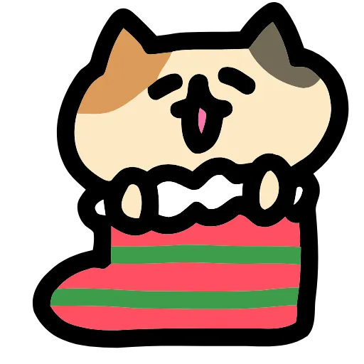 🐈 Эмодзи «Christmas in» для Telegram