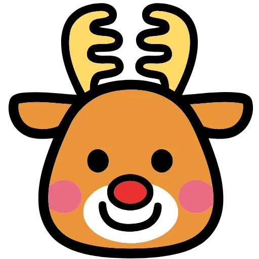 🦌 Эмодзи «Christmas in» для Telegram