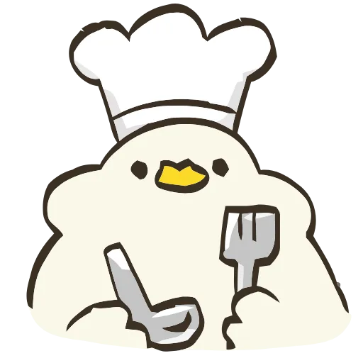 👨‍🍳 Эмодзи «Cute Duck» для Telegram