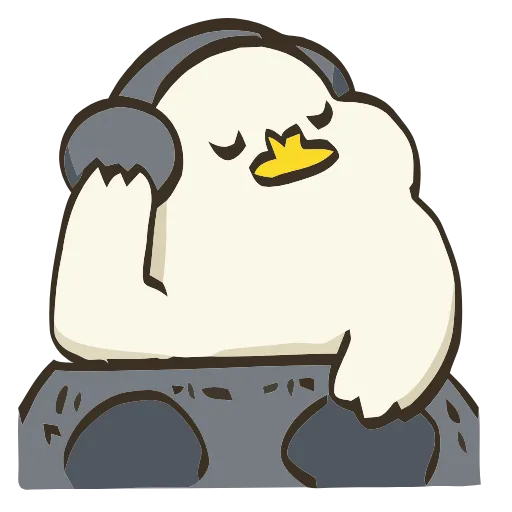 🎧 Эмодзи «Cute Duck» для Telegram