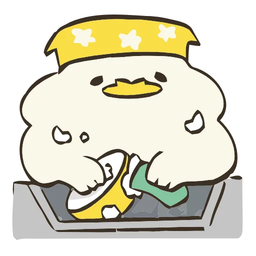 😓 Эмодзи «Cute Duck» для Telegram