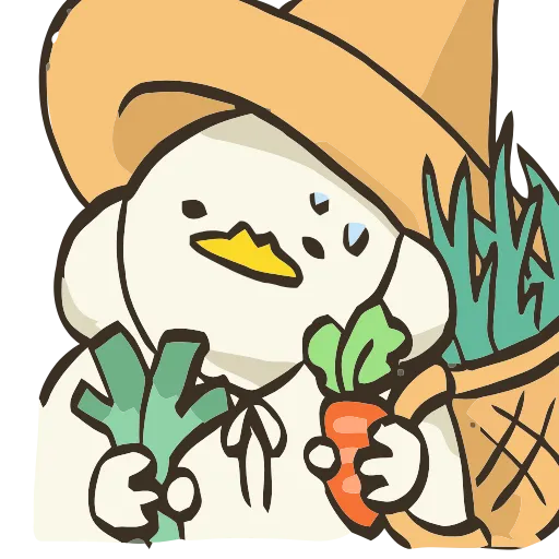 🥕 Эмодзи «Cute Duck» для Telegram