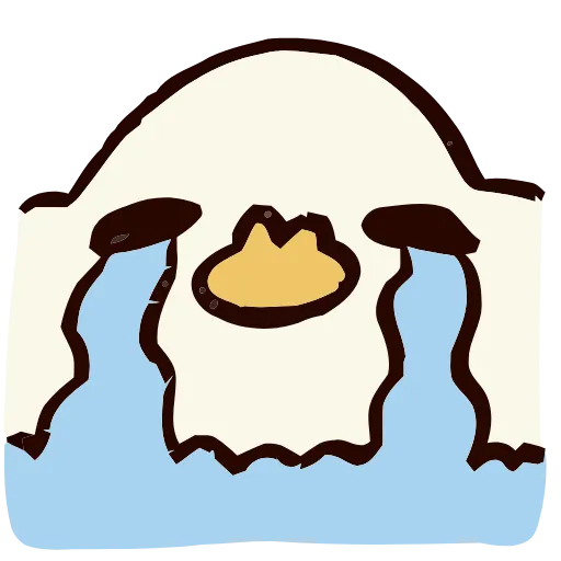 😭 Эмодзи «Cute Duck» для Telegram
