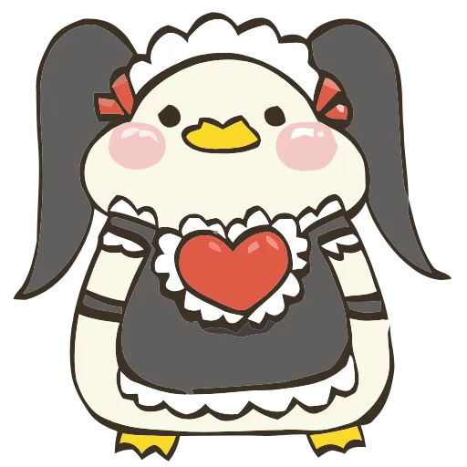 ❤️ Эмодзи «Cute Duck» для Telegram