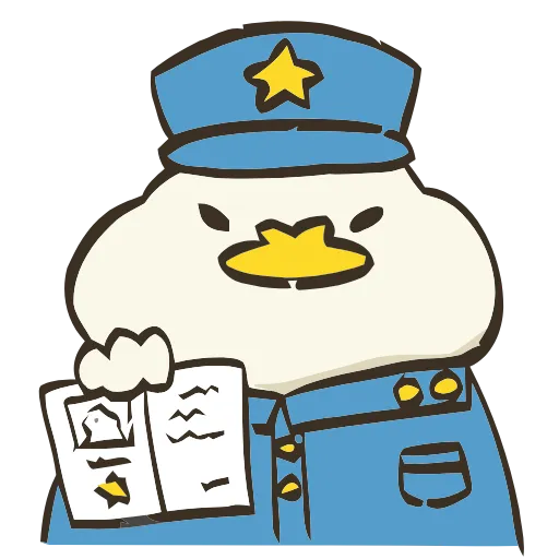 👮‍♂️ Эмодзи «Cute Duck» для Telegram