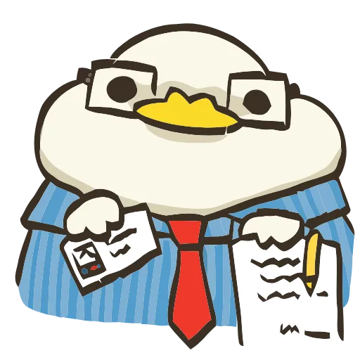 📝 Эмодзи «Cute Duck» для Telegram