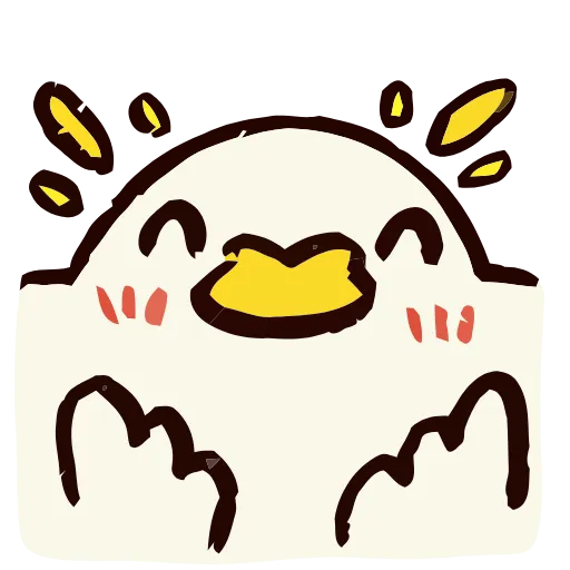 ☺️ Эмодзи «Cute Duck» для Telegram