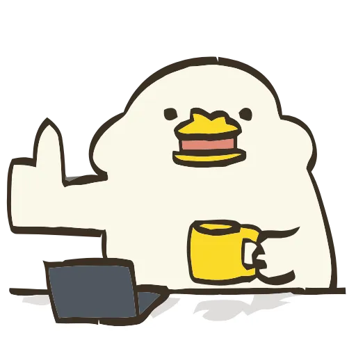 👍 Эмодзи «Cute Duck» для Telegram