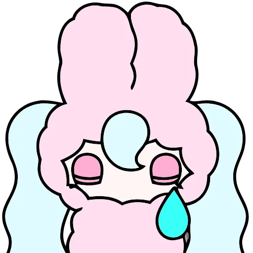 😢 Эмодзи «Cute Girls» для Telegram