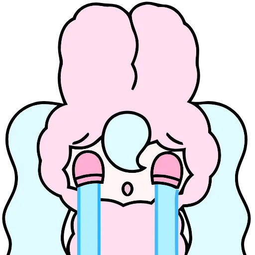😭 Эмодзи «Cute Girls» для Telegram