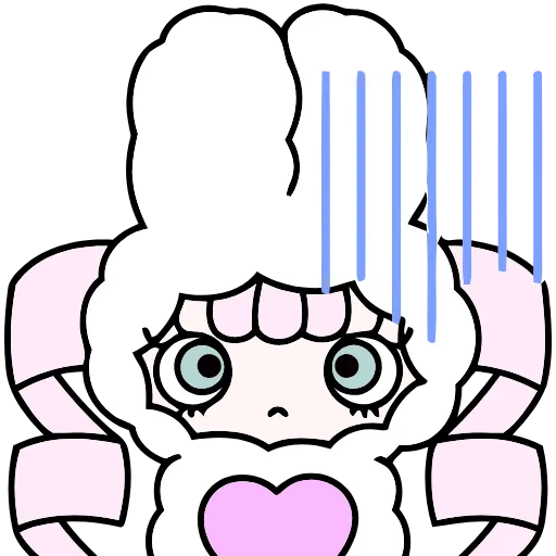 😟 Эмодзи «Cute Girls» для Telegram