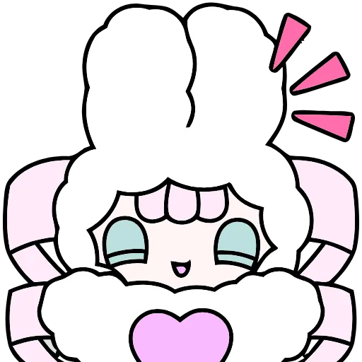 😄 Эмодзи «Cute Girls» для Telegram