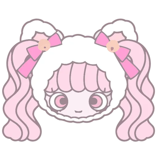 😀 Эмодзи «Cute Girls» для Telegram