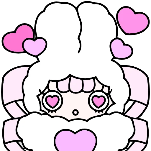 😍 Эмодзи «Cute Girls» для Telegram