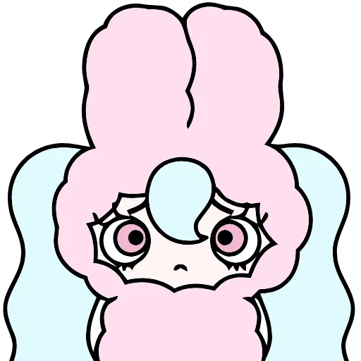 ☹️ Эмодзи «Cute Girls» для Telegram